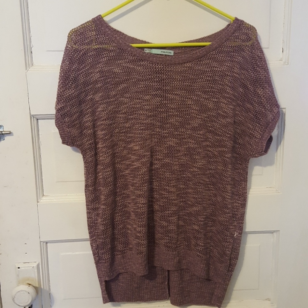 Comfy and super cute purple top